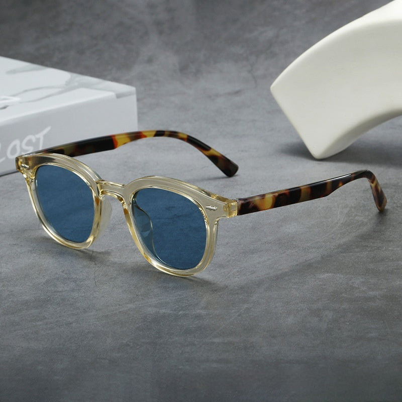 Retro Oval Frame Rice Nail Decoration For Men And Women