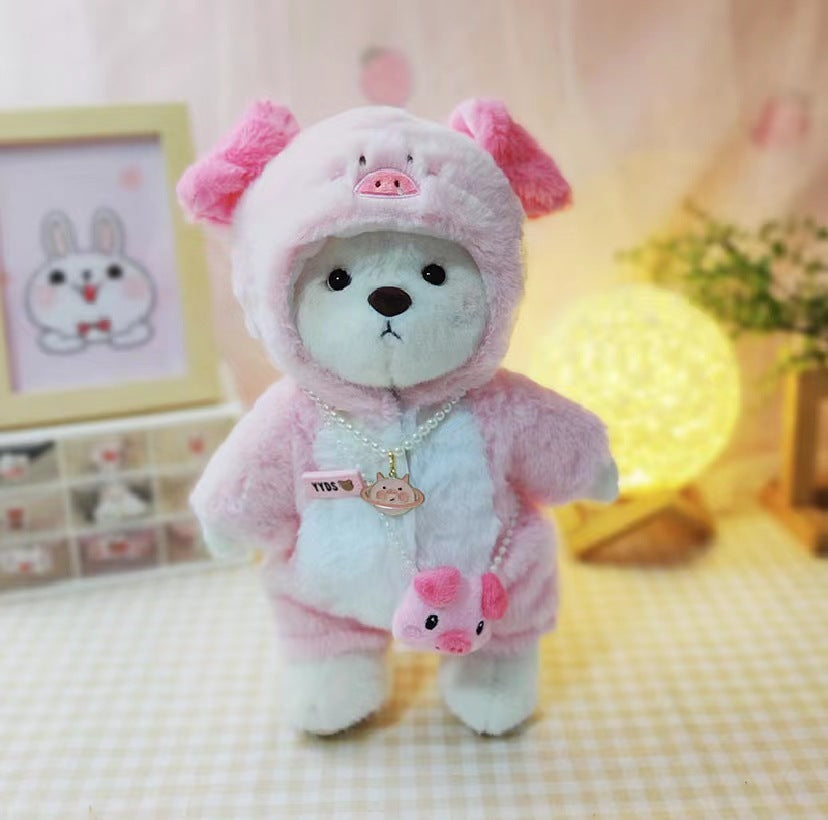 20CM Cotton Doll Costume Bear Clothes