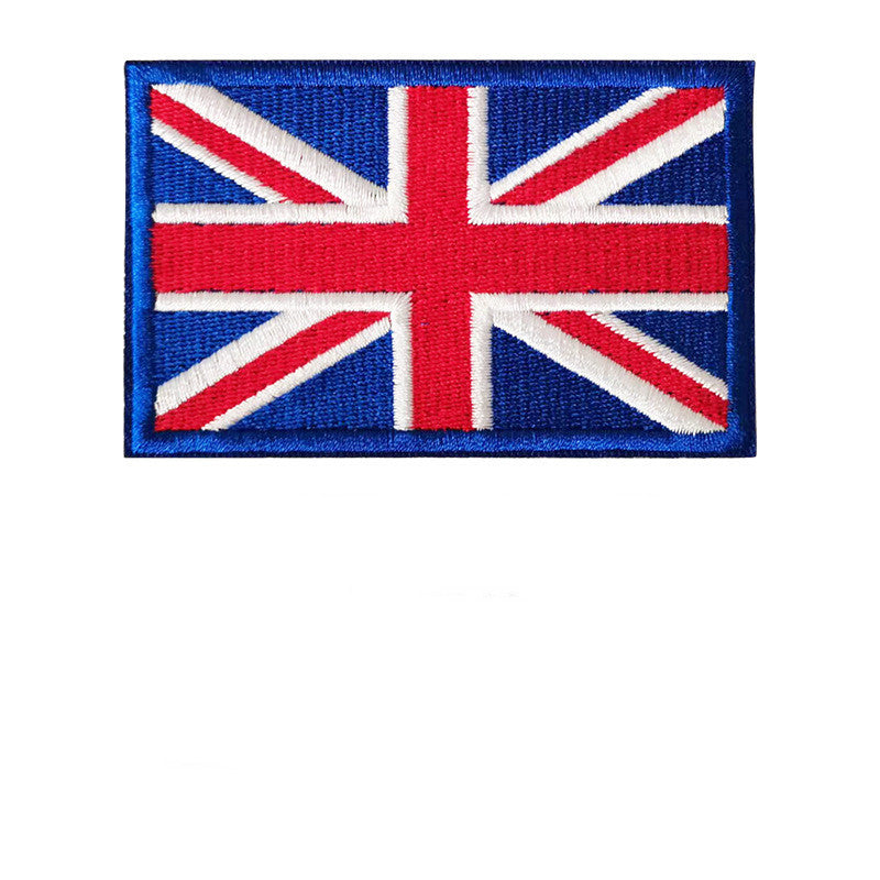 Embroidered National Flag Armband Hat Patch