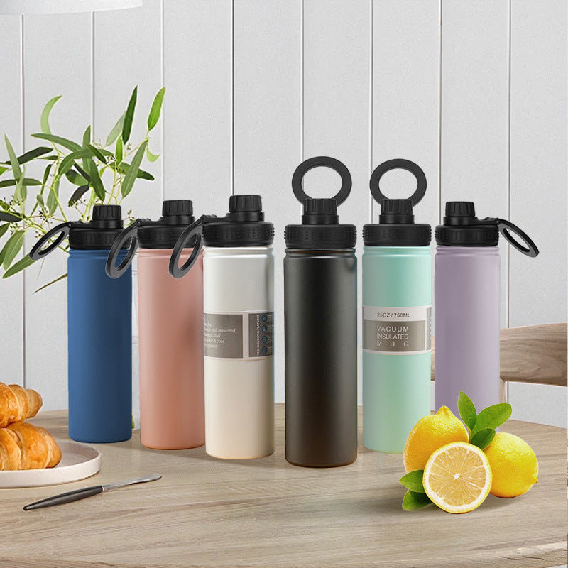 Creative 304 Stainless Steel Magnetic Bracket Space Pot Portable Insulation Cup