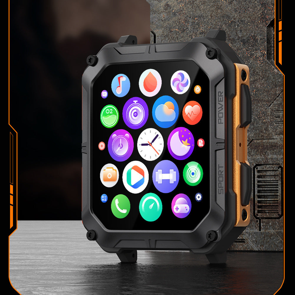 Outdoor Smartwatch with Bluetooth and Health Features