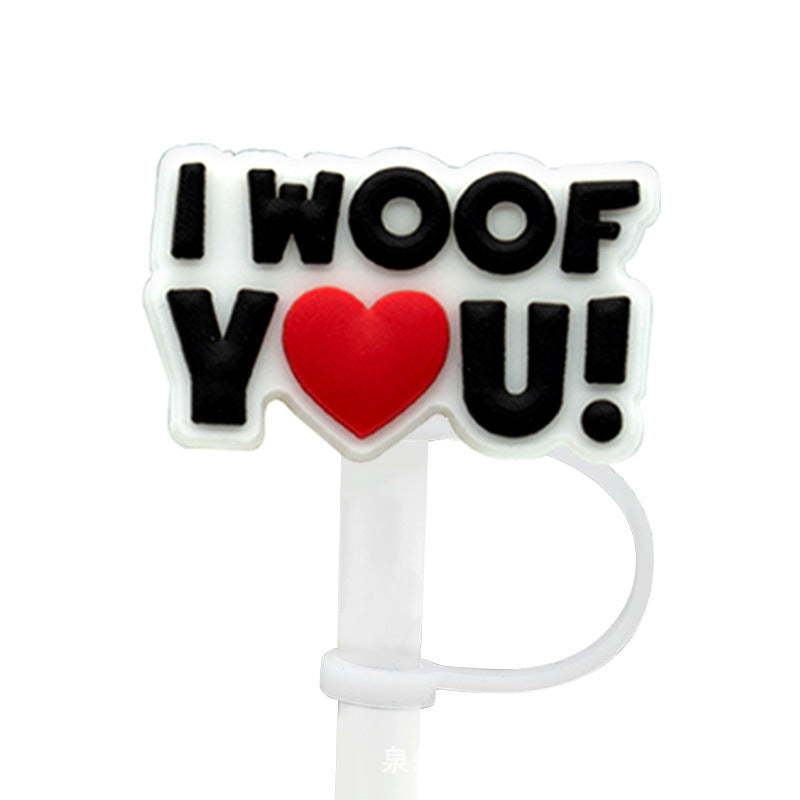 New Valentine's Day Series Straw Mouthpiece