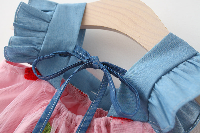 Girls' Fashion Princess Korean Style Fashionable Dress