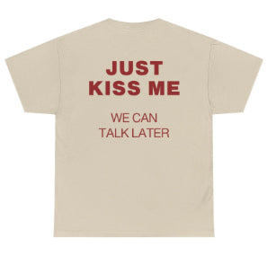 Letter Printed Cotton T-shirt Women's All-match Top