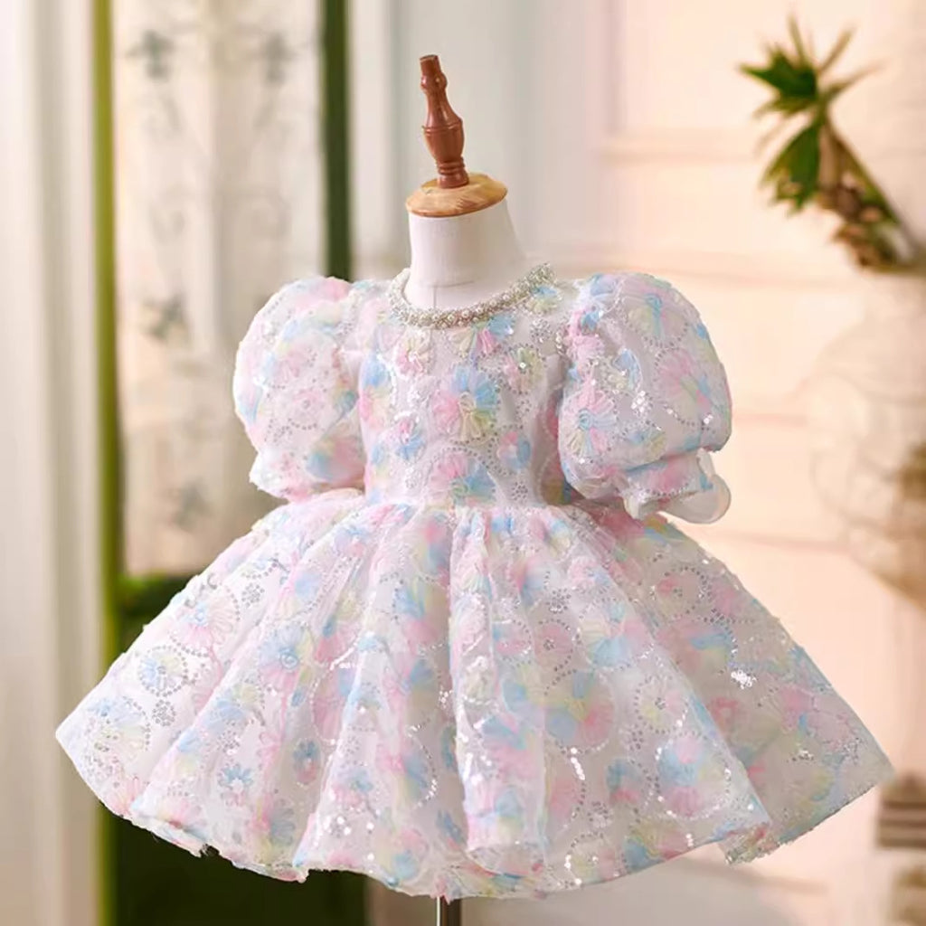 Princess Dress Light Luxury Minority High-end Flower Birthday Host Pettiskirt