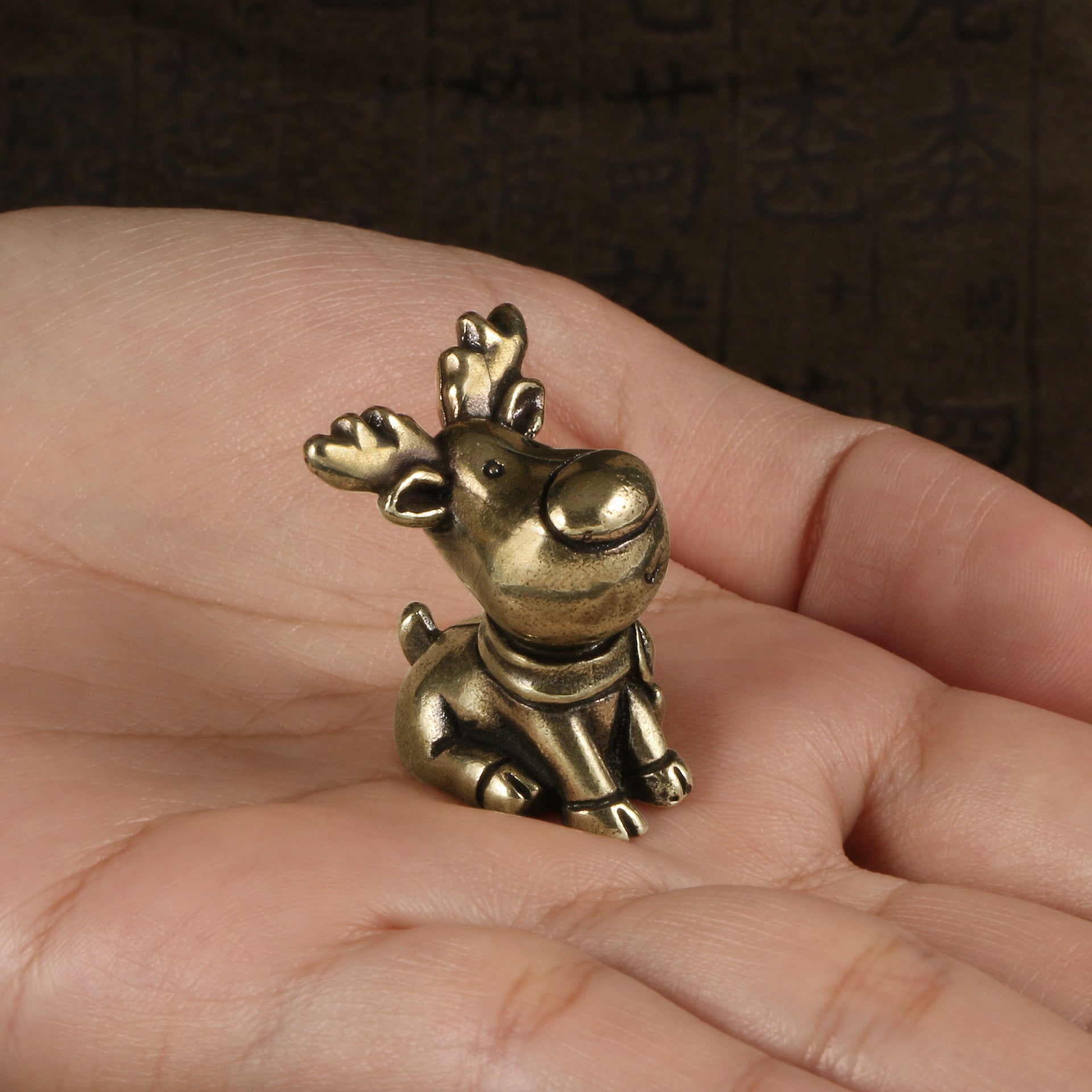 Christmas Sled Creative Antique Reproduction Distressed Ornaments Brass Crafts