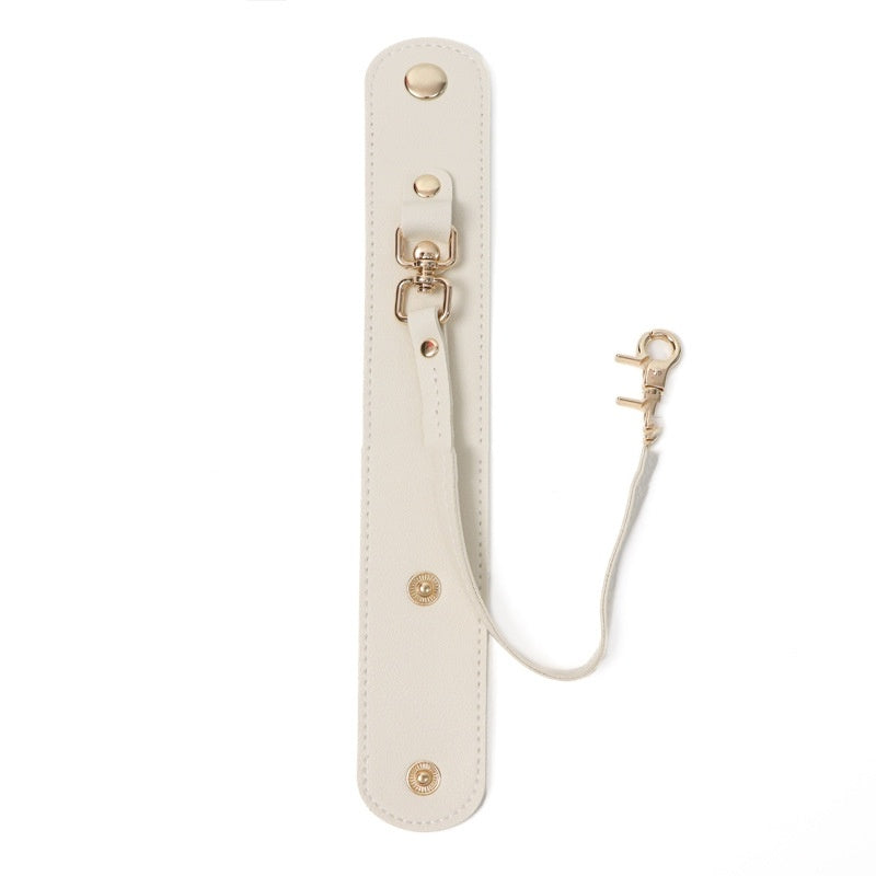 Leather Rotatable Towel Clamp Outdoor Scarf Scarf Fixing Buckle Simple Hat Clip