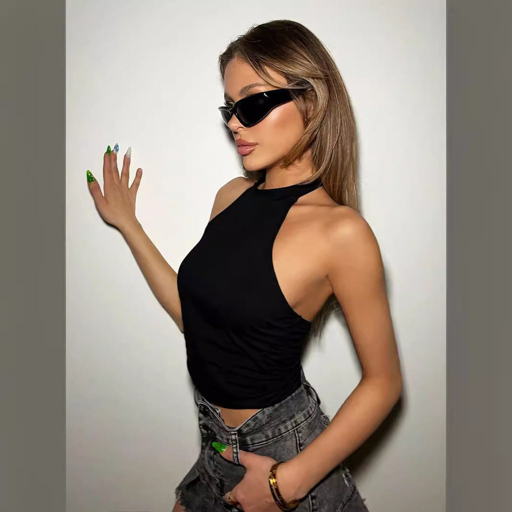 Women's Simple All-matching Slim Fit Fashion Tops