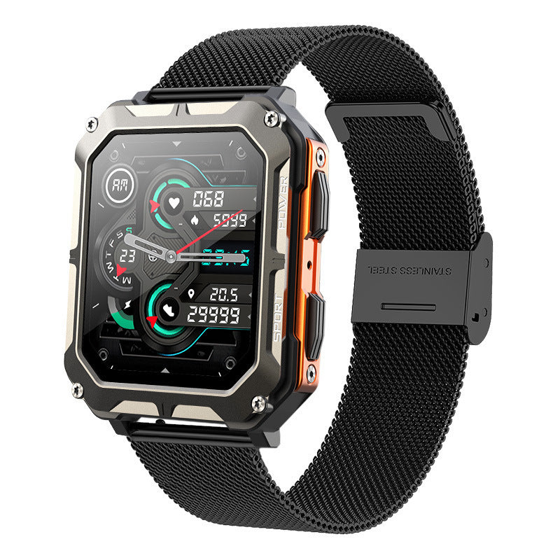 Outdoor Smartwatch with Bluetooth and Health Features