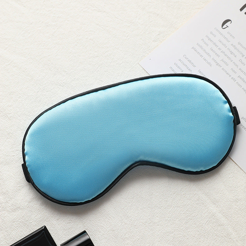 Artificial Silk Sleep Blackout Eye Mask Sleeping Solid Color