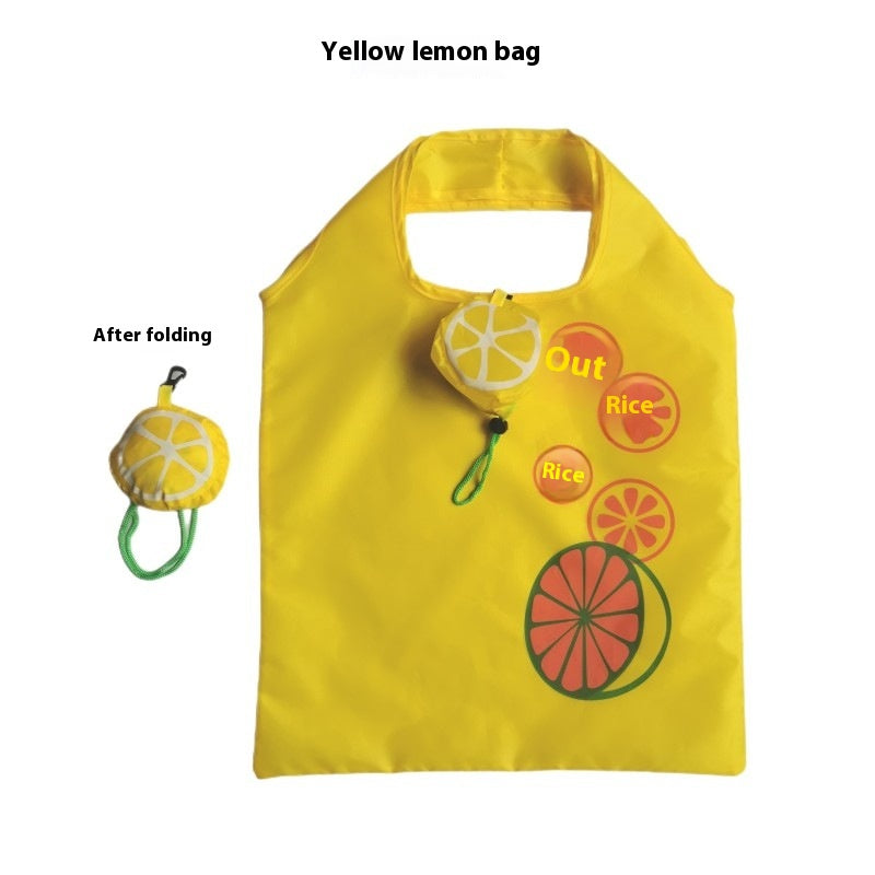 Portable Strawberry Folding Shopping Bag