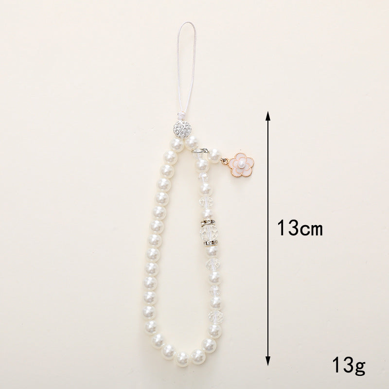 Flower Pendant Mobile Phone Lanyard