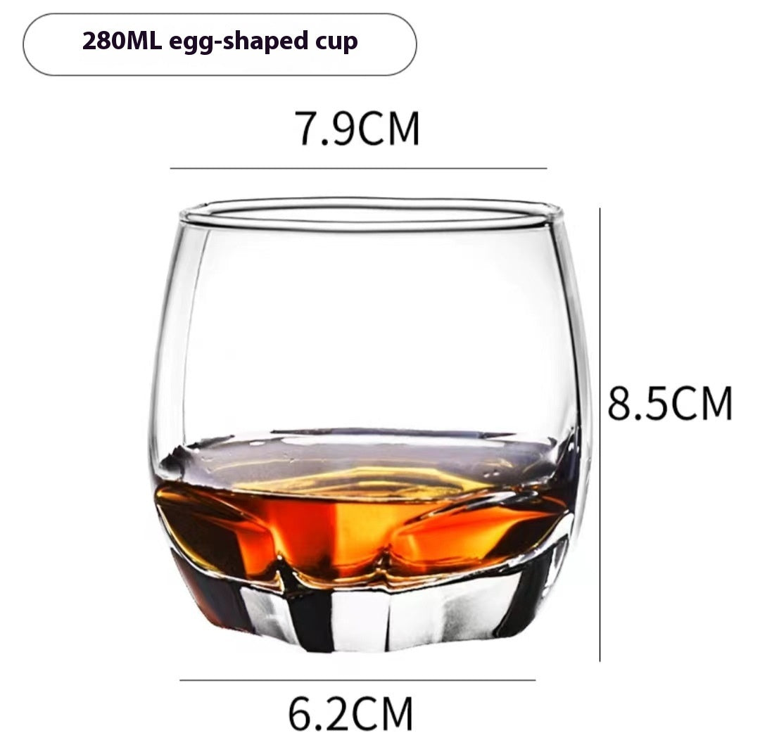 Whiskey Pure Drink Internet Celebrity Beer Brandy Glass Household High-end Classical Foreign Wine Bar Cup