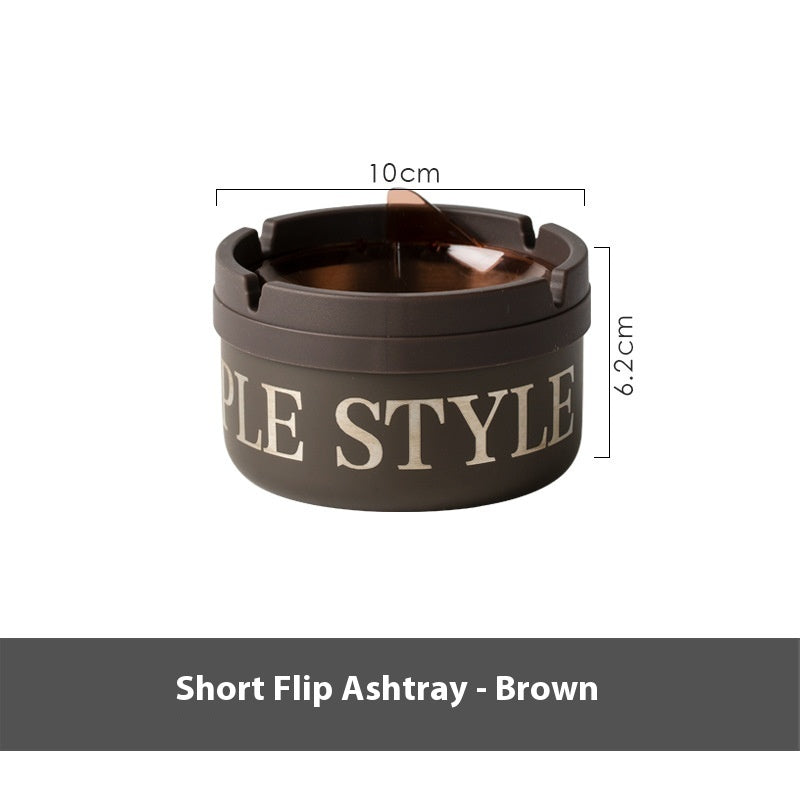 Thickened Stainless Steel Ash Tray Ins Advanced Sense