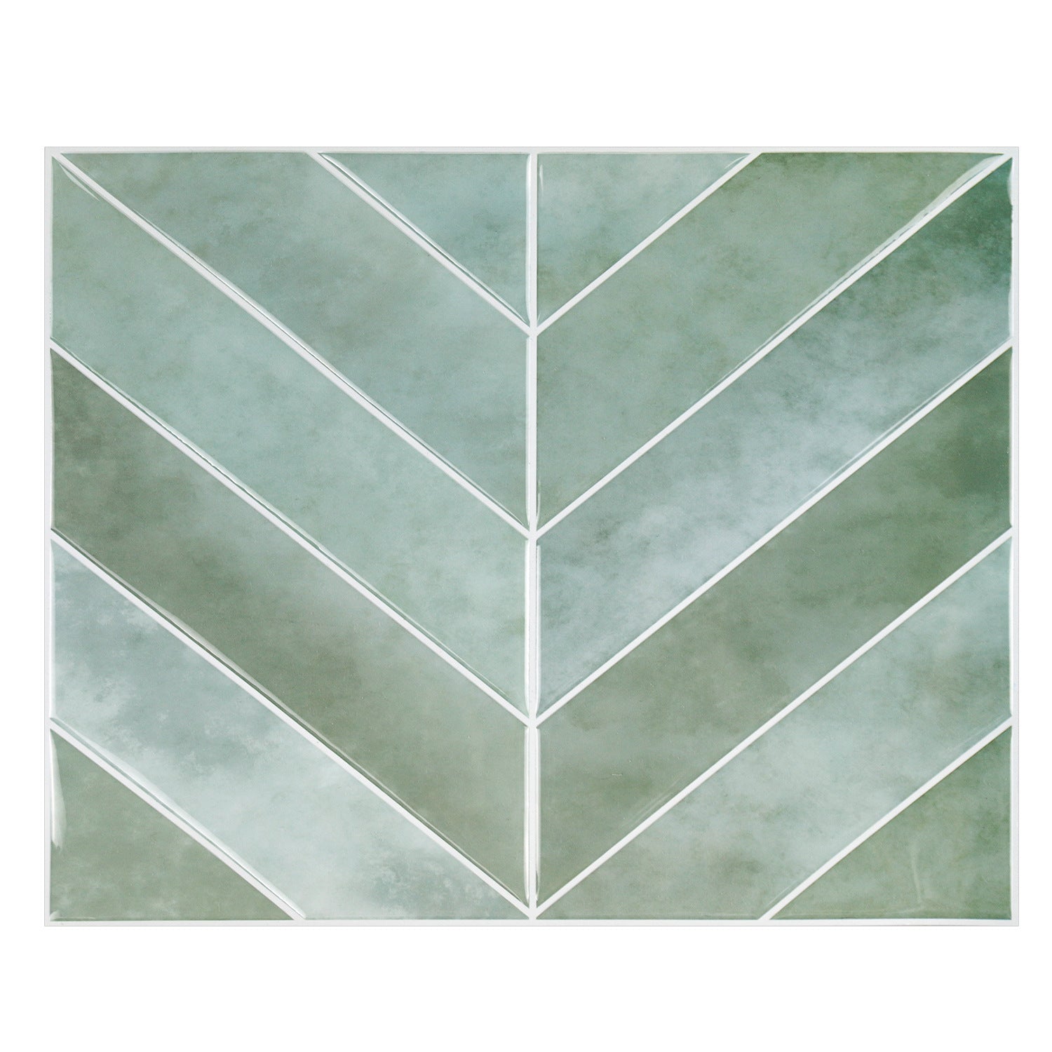 Herringbone Leaves Three-dimensional Self-adhesive Kitchen Antifouling Plastic Dripping Sticker