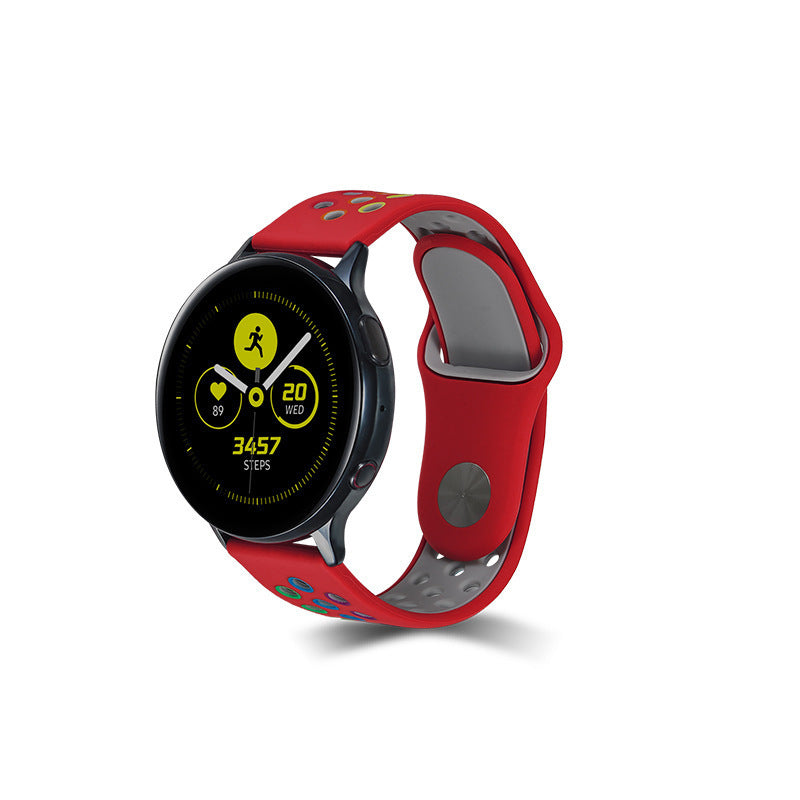 Silicone Wristband Two-tone Watch Band