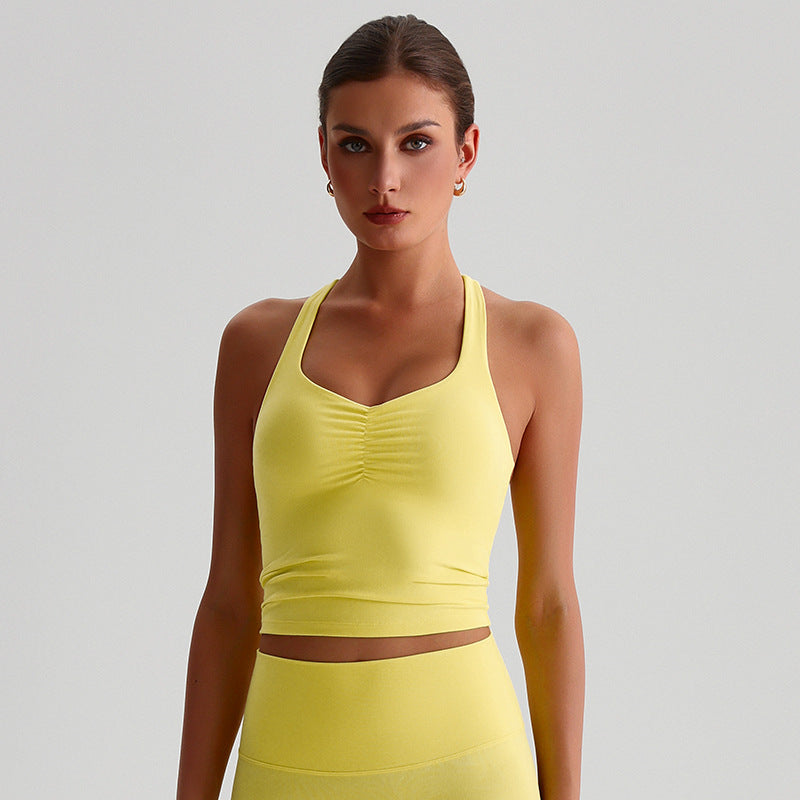 Vest Brushed Quick-drying Outdoor All-matching Running Beauty Back Exercise Underwear