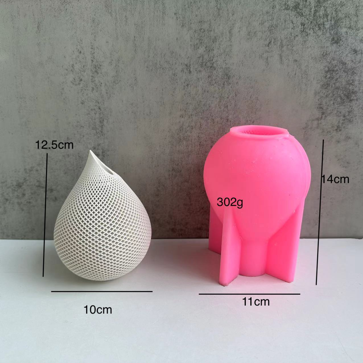 Water Drop Vase Silicone Mold