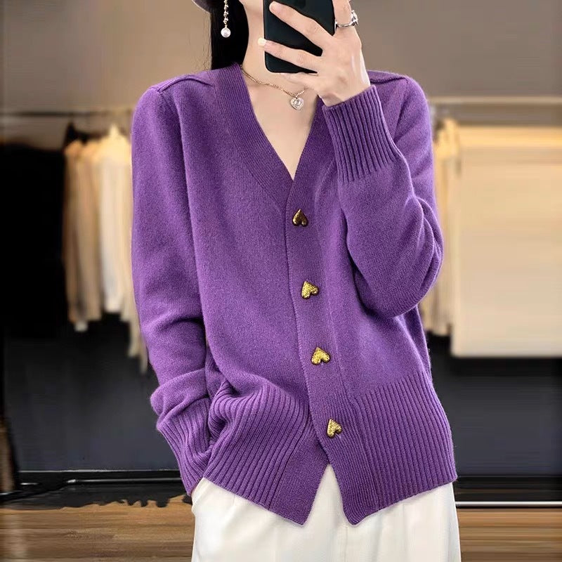 Knitwear Outer Wear Loose Casual Dinified Sweater
