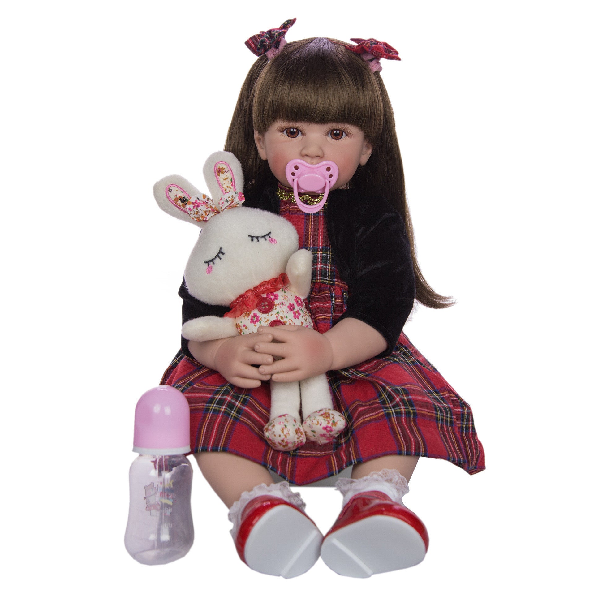 KEIUMI24-inch Reborn Doll Reborn Baby Cloth Body Simulation Baby