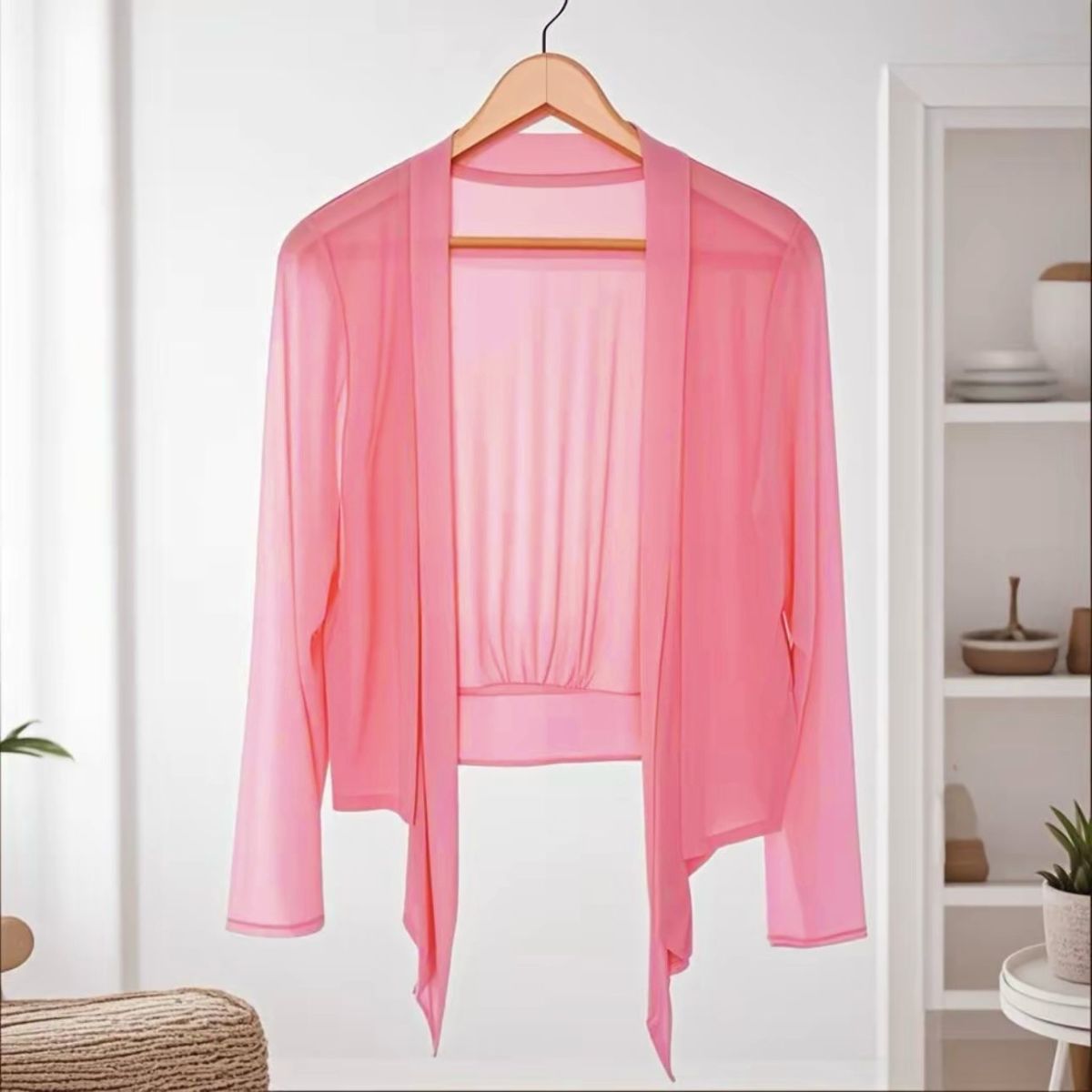 Small Shawl Outer Match Short Coat Middle-aged And Elderly Plus Size Thin