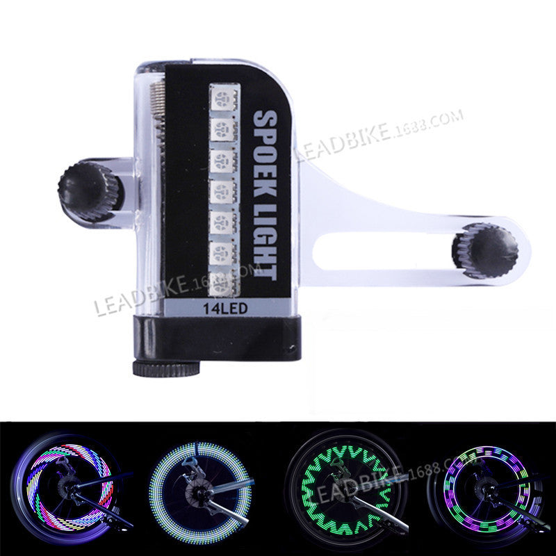 14LED Bicycle Wheel Light Night Riding Accessories Warning Light