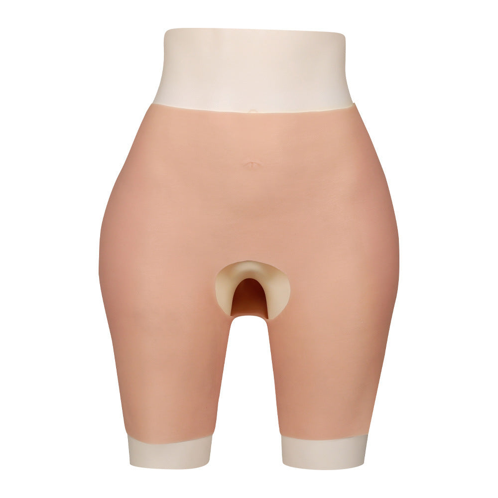 Open-end Fake Butt Shorts Hip-lifting Silicone Seamless One-piece Fake Underwear