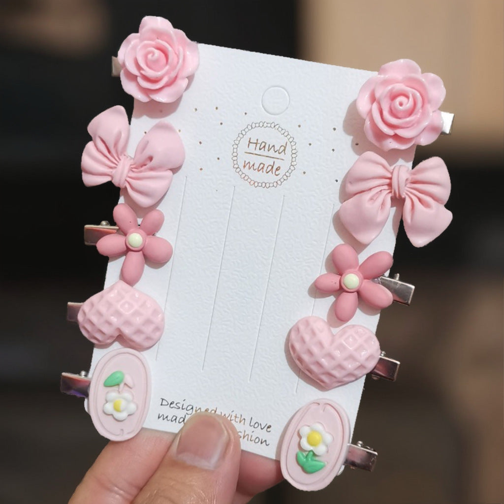 Rice, Poached Eggs, Melon Seeds, Corn Clip, Super Cute Simulation Food Mini Clip