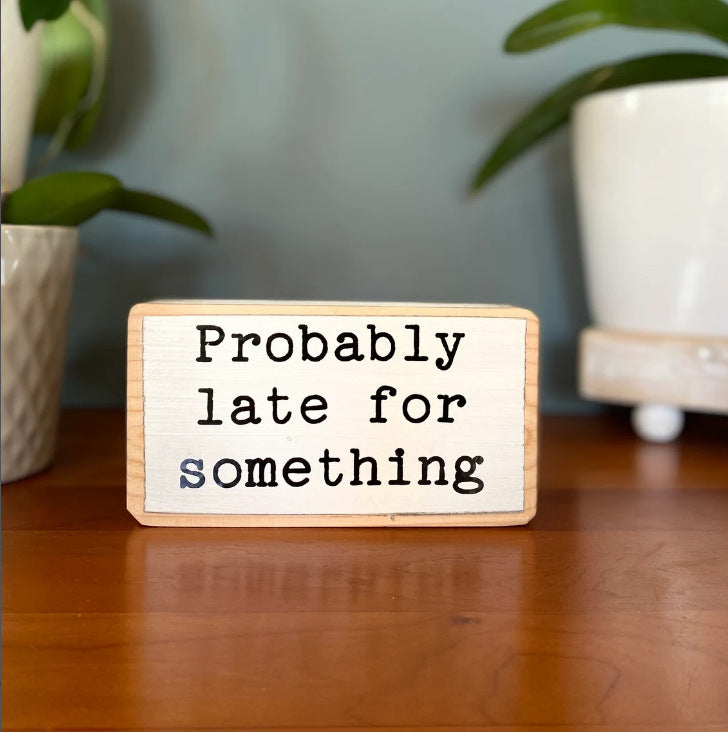 English Letters Desktop Ornaments