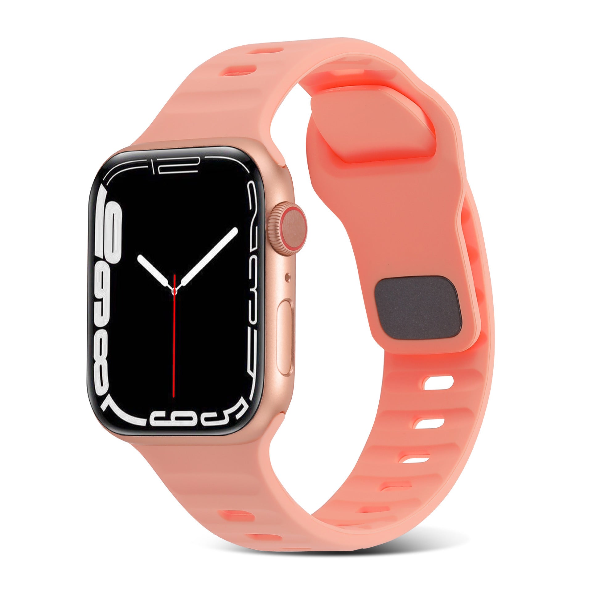 Suitable For Watch Ultra Watch Band Iwatch9 Solid Color Snap Button