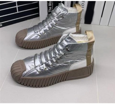 All-match Warmth and Velvet Platform Casual Men's Shoes