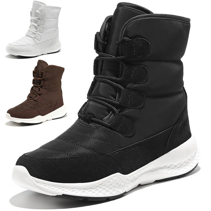 Plus Velvet Long Tube Plus Size Snow Boots Women