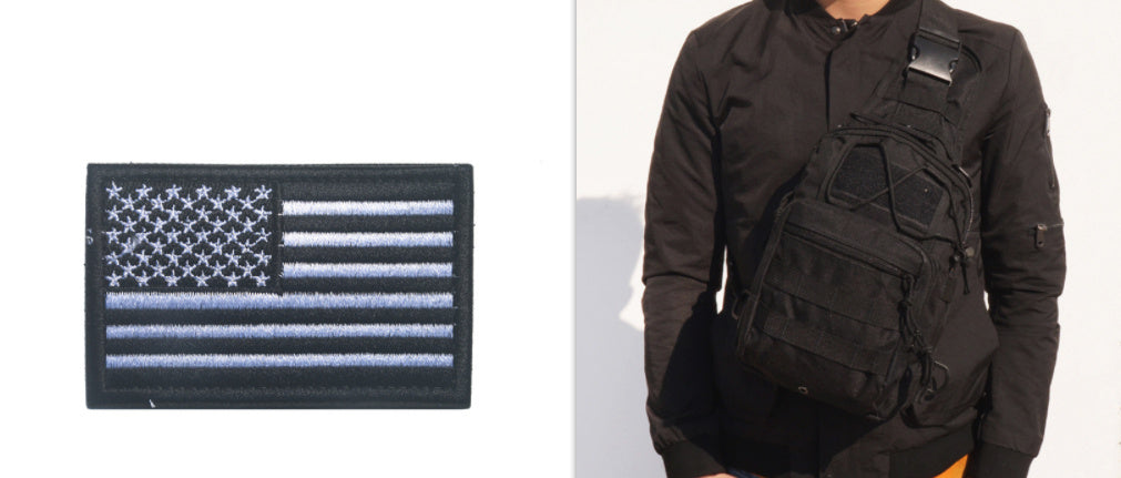 Velcro Label Stars And Stripes Embroidered Cloth Tips Qi Zhang