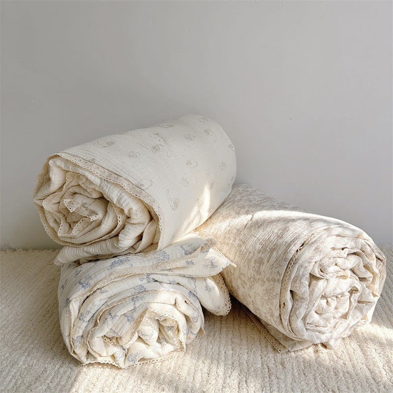 Pure Cotton Class A Double-layer Gauze Summer Air-conditioning Thin Duvet