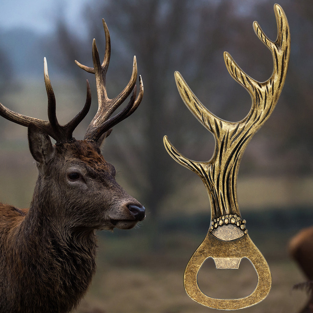 Deer Antler Bottle Opener Is A Small Tool Suitable For Various Parties And Gatherings Used To Open Beer, Wine, Juice, For Bars, Restaurants, Party Supplies, Wine Accessories, Universal Gifts