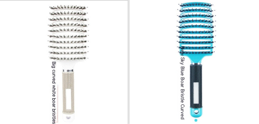 Big Curved Comb Bristle Massage Comb Eight Claws