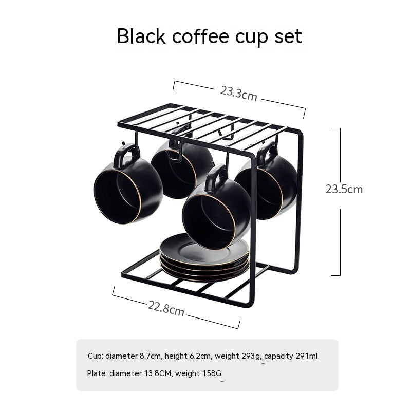 Home Stylish Matte Ceramic Coffee Cup Set