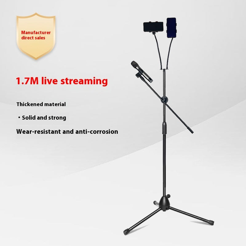 Mobile Live Streaming Floor Stand Outdoor