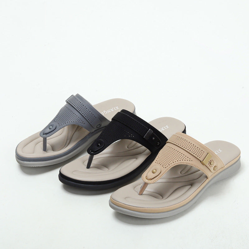 Women's Flip-flops Fashionable Thick-soled Sandals