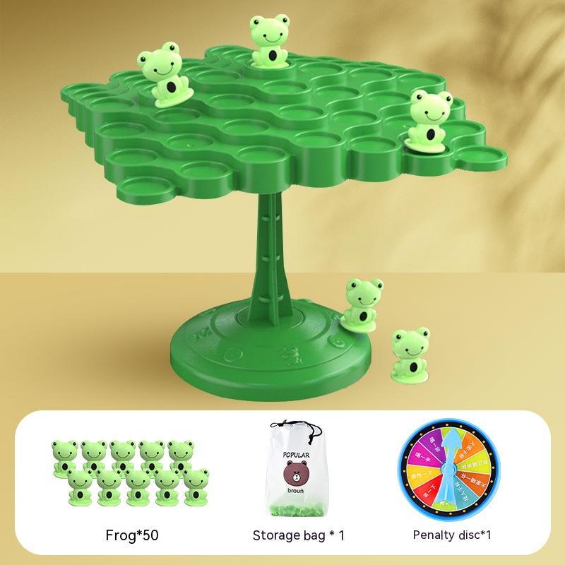 Jenga Toy Frog Balance Tree