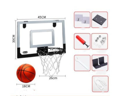 Children's hanging basketball hoop