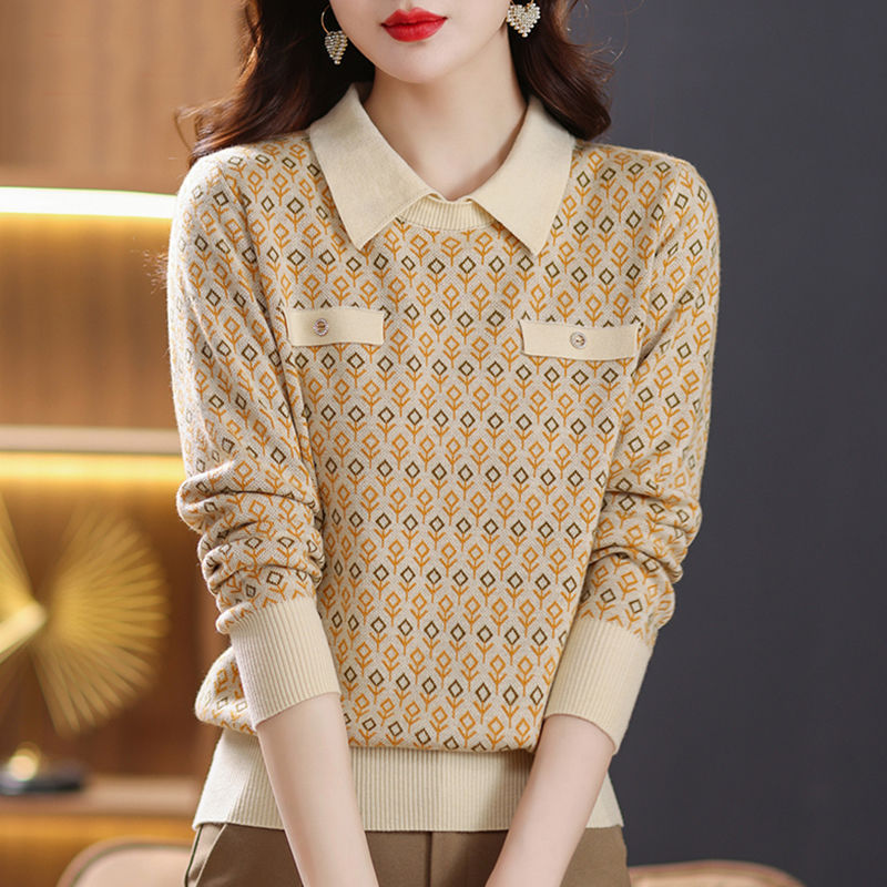 Short Chic Loose Pullover Floral Top