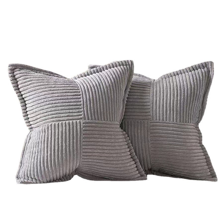 Nordic Corduroy Flying Pillow Simple Cushion Cover