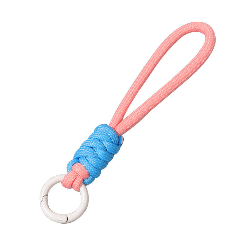 Color Matching Knotted Mobile Phone Lanyard Creative Weaving