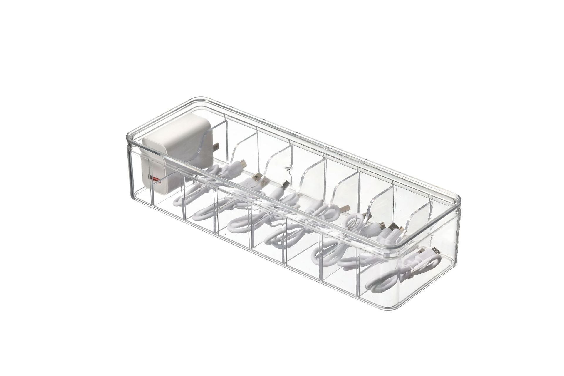 Dustproof Storage Cable Box Hub Organizing Desktop