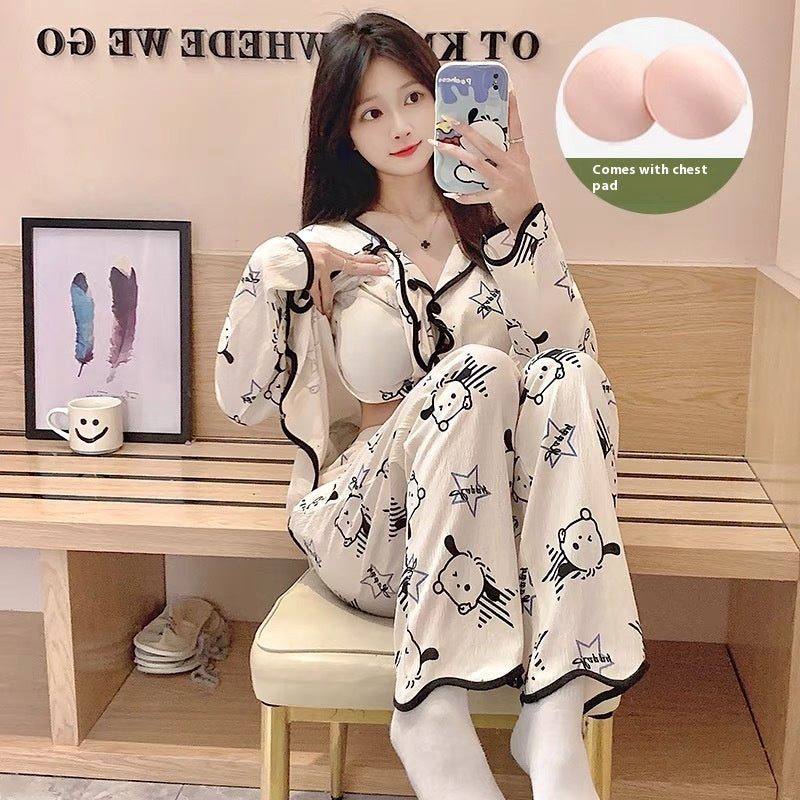 Cardigan Japanese Style Long Sleeve Fashion Suit