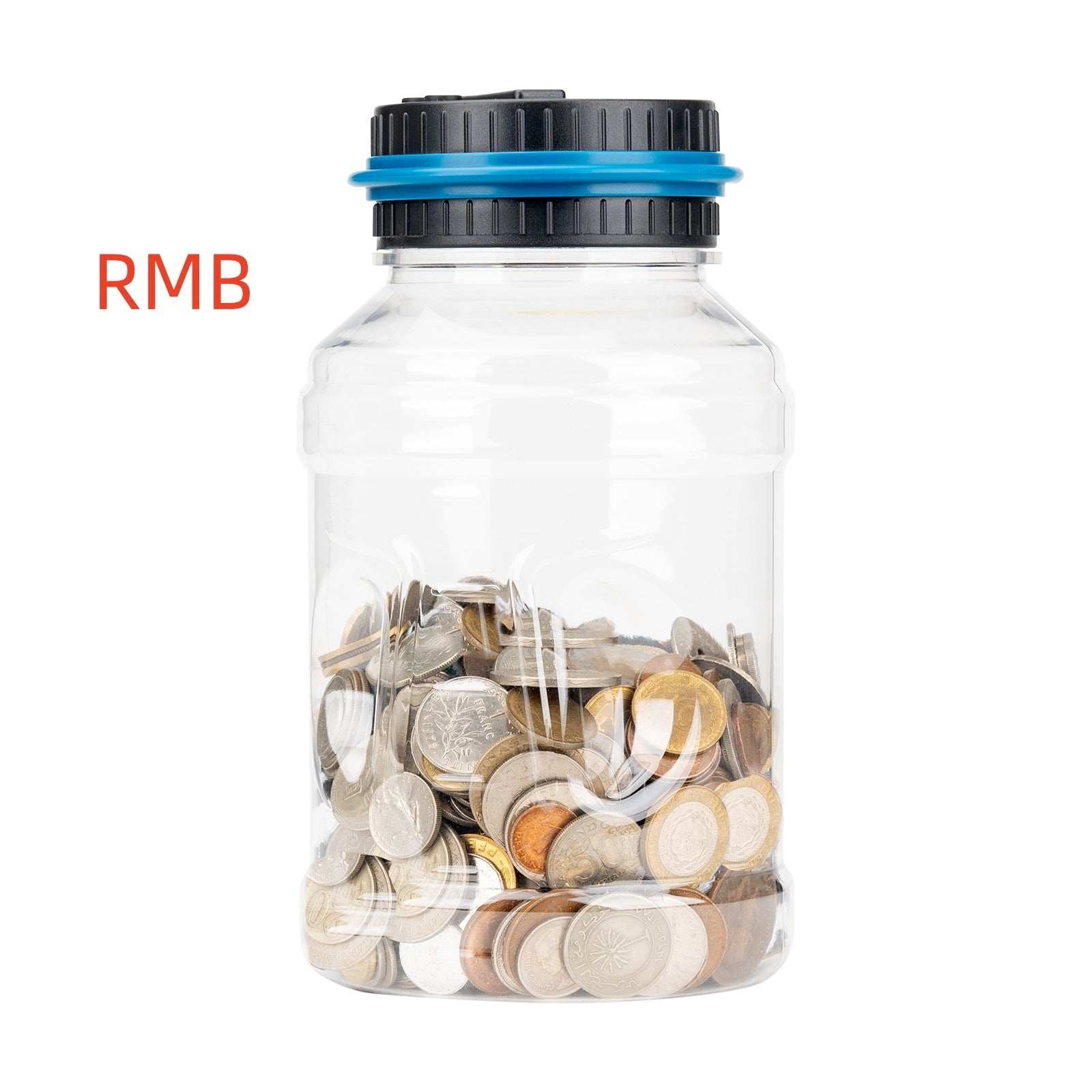 Pounds Full Of Coin Bank Count Savings