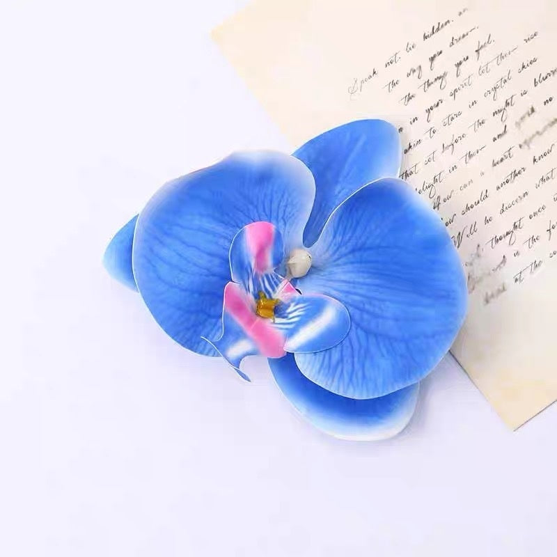 Butterfly Orchid Cropped Hair Clip