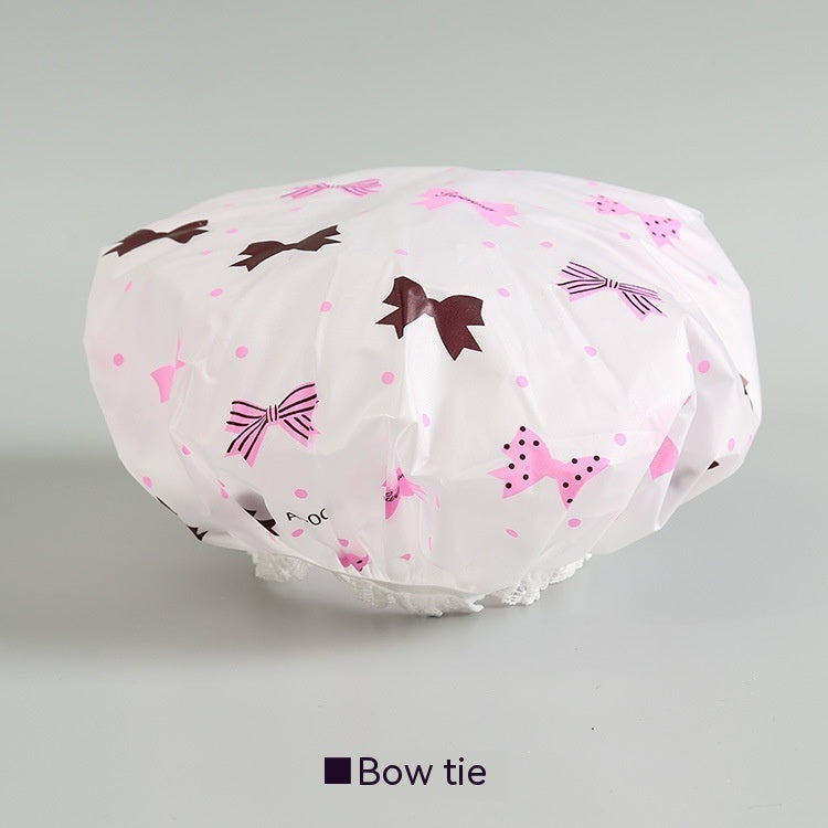 Women's Cute Fashion Waterproof Shower Cap