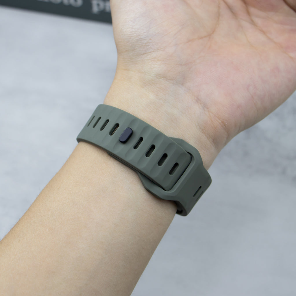 Suitable For Watch Ultra Watch Band Iwatch9 Solid Color Snap Button